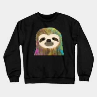 Colorful Sloth Crewneck Sweatshirt